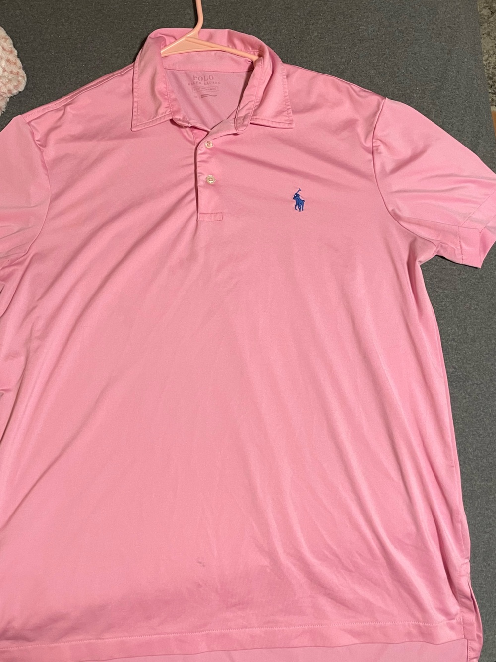 Polo by Ralph Lauren Pink Polo with Navy Pony